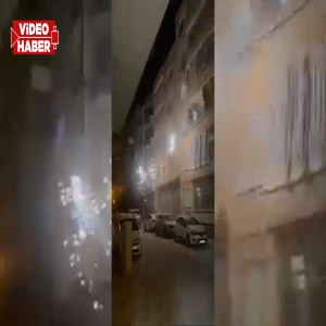 Şanlıurfa’da gece gündüze döndü: Havai fişek gibi patladı