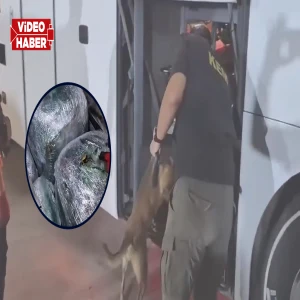 Şanlıurfa’da yolcu otobüsünde gizli sevkiyat! Valizden tam 17 kilo çıktı