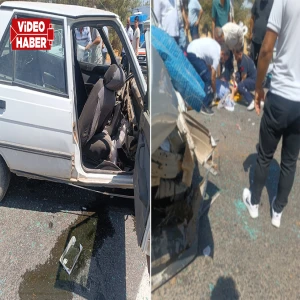 Şanlıurfa'da korkunç kaza! Otomobiller çarpıştı: 4 yaralı...