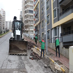 Karaköprü’de yağışın izleri siliniyor