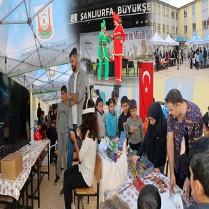 Şanlıurfa'da minikler sanat ve teknolojiyle buluştu: VR gözlüğü, ebru ve Karagöz bir arada