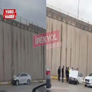 Şanlıurfa'da zincirleme kaza! 3 araç birbirine girdi