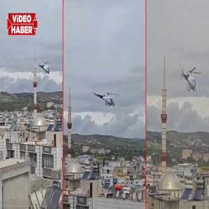 Şanlıurfa’da elektrik hatlarına helikopterli bakım!