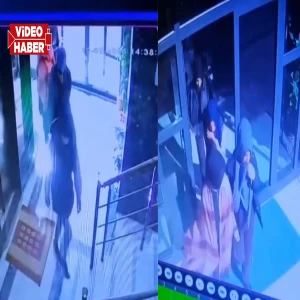 Şanlıurfa’da binaya hırsızlık girişimi kameraya takıldı!
