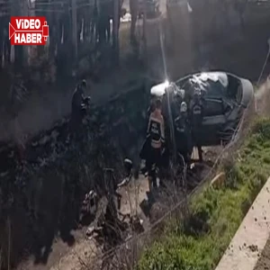 Şanlıurfa’da korkunç kazada araç kanala uçtu! Ölü var