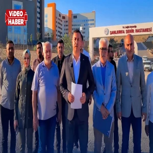 Şanlıurfa’da ‘özelleştirme’ çıkmazı: Anahtar Parti’den hastane önünde dikkat çeken çıkış
