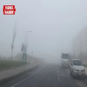 Şanlıurfa’da yağmur gitti sis geldi!