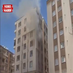 Şanlıurfa'da apartmanda yangın paniği!