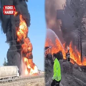 Şanlıurfa’da film sahnesini aratmayan korkunç kaza: Dumanlar her yeri kapladı