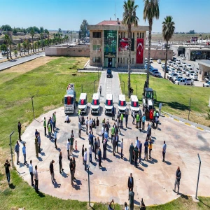 Harran’da hizmet ağı güçlendirildi! Yeni araçlar törenle hizmete girdi