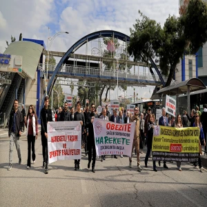 Şanlıurfa’da sağlık için omuz omuza yürüdüler!