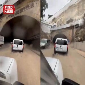 Şanlıurfa’nın ilçesinde yağış sonrası zor anlar: Tünel suyla doldu…