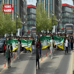 Kritik maç öncesi Şanlıurfaspor taraftarı sokaklara döküldü! Stada yürüdüler…