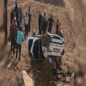 Şanlıurfa’da 2 otomobil çarpıştı: Araçlardan 1'i tarlaya uçtu, yaralılar var
