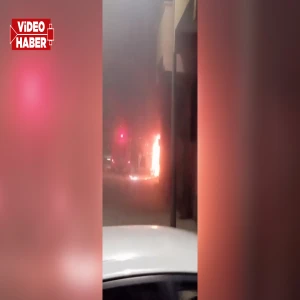 Şanlıurfa'da trafo yangını geceyi aydınlattı: Mahalleli büyük panik yaşadı