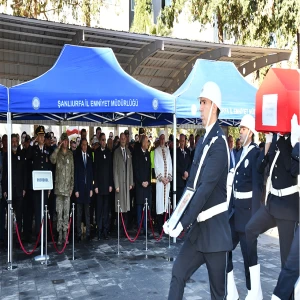 Şanlıurfa'da hayatını kaybetmişti… Polis memuru Karataş, son yolculuğuna uğurlandı