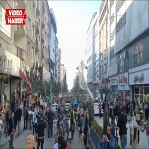 Van’da “Büyük Gazze yürüyüşü” düzenlendi: Şanlıurfa'dan da katılım sağlandı