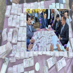 2 gün 2 gece sürdü, 35 koyun kesildi! Gelin ve damada servet takıldı