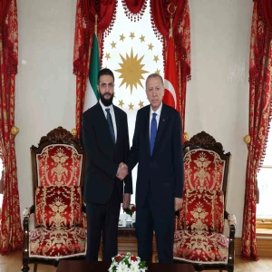 Cumhurbaşkanı Erdoğan, Ahmed Şara ile görüştü