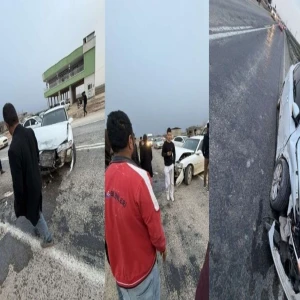 Şanlıurfa’da seyir halindeki iki araç çarpıştı!