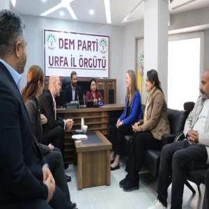 ABD’li diplomatlar Şanlıurfa'da! DEM Parti'ye ziyaret...
