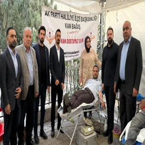 Şanlıurfa’da parti teşkilatından anlamlı bağış!