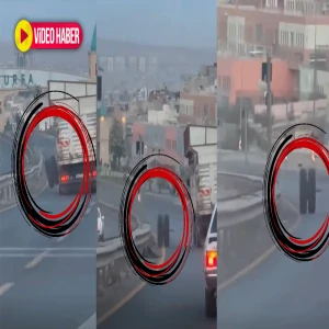 Şanlıurfa’da trafikte korku dolu anlar! Faciadan dönüldü