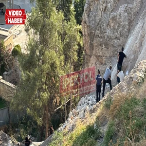 Urfa Kalesi eteğinde korku dolu dakikalar!