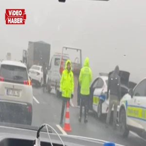 Şanlıurfa’da ucuz atlatılan kaza! Polis aracı zarar gördü