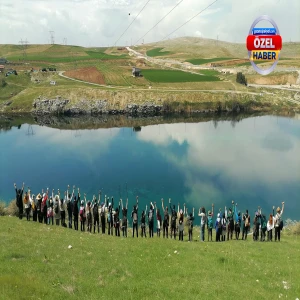 Avrupalı gençler Urfa’nın doğasına hayran kaldı! “Rafetus” için yürüdüler