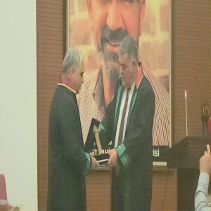 Şanlıurfa Barosunda devir teslim! Yeni başkan resmen göreve başladı