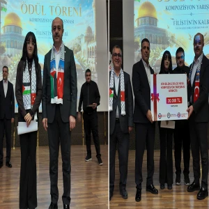 Şanlıurfalı öğrenciden ayakta alkışlanacak hareket! İki yıldır ödülünü Gazze’ye Bağışlıyor!