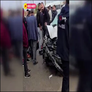 Şanlıurfa'da feci kaza! İki araç çarpıştı: 2'si çocuk 4 yaralı