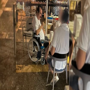 Şanlıurfalı ünlü sanatçı Çeşme'de görüntülendi