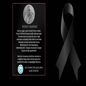 Şanlıurfa’da emekli imam hatibi hayatını kaybetti