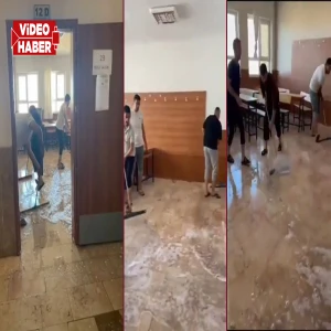 Şanlıurfa’da öğretmenlerden fedakarlık örneği: Okulu temizlediler
