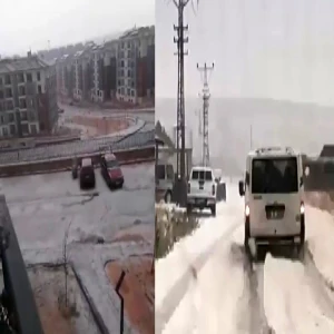 Gaziantep'te dolu ve sağanak hayatı olumsuz etkiledi: Evleri su bastı