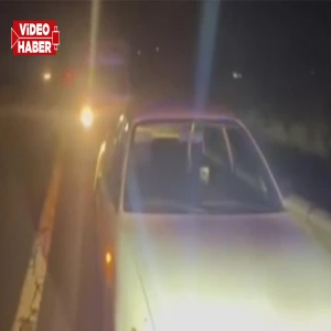 Gaziantep - Şanlıurfa otoyolunda tehklikeli sürüş!