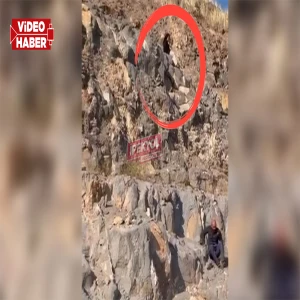 Şanlıurfa'da yürekleri ağza getiren olay: Canına kıymak için kayalıklara çıktı