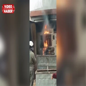 Şanlıurfa'da elektrik trafosu alev aldı!