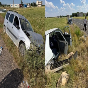 Şanlıurfa'da maddi hasarlı kaza: Otomobiller çarpıştı, araçlar kullanılamaz hale geldi