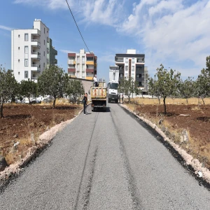 Siverek'te okul yolları kışa hazırlanıyor