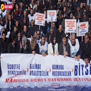 Memur- Sen Şanlıurfa Şubesinden toplu sözleşme tepkisi... "Gelirde adaletsizlik bitsin”