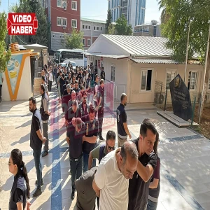 Şanlıurfa merkezli dev operasyon! Çok sayıda şüpheli adliyeye sevk edildi