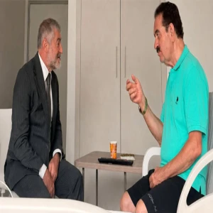Şanlıurfalı eski Bakan Nureddin Nebati’den İbrahim Tatlıses’e moral ziyareti