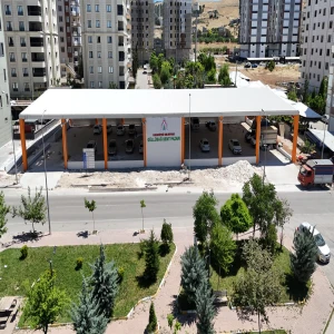 Karaköprü'de bir semt pazarı daha hizmete girmek için gün sayıyor