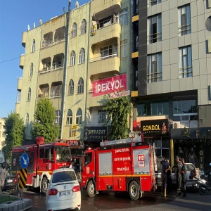 Şanlıurfa'da korkutan anlar: Lokanta bacasında yangın