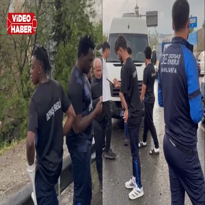 Gaziantep deplasmanından dönen Şanlıurfalı sporcular fırtınaya yakalandı! Ölümden döndüler