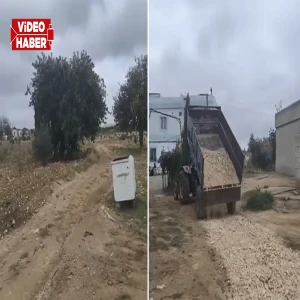 Şanlıurfa’da vatandaş köy yolunu kendi yapmak zorunda kalıyor: Her kış aynı sorun!