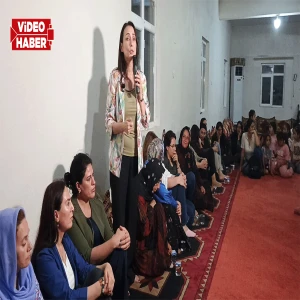 DEM Parti Eş Genel Başkanı Hatimoğulları Şanlıurfa’da kadınlarla buluştu